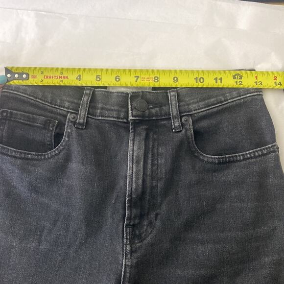 EVERLANE The Cheeky Jean Tumbled Black size 26x 28.5” - Picture 8 of 16